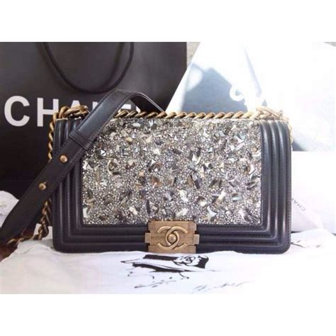 chanel le boy crystal|chanel handbags sale.